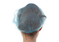 처분할 수 있는 비 머리 보닛 - 길쌈된 메마른 모자 파란 방어적인 의학 모자