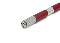 3D 눈썹 자수를 위한 빨간 수동 문신 펜 Micropigment/마이크로 잎