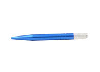 유일한 모양 영원한 메이크업 눈썹을 위한 밝은 파란색 수동 문신 펜